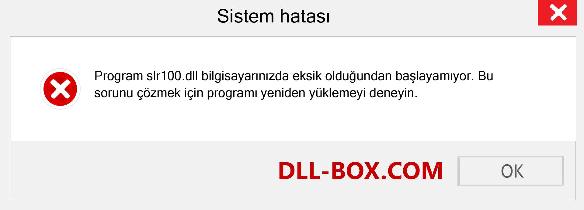 slr100.dll dosyası eksik mi? Windows 7, 8, 10 için İndirin - Windows'ta slr100 dll Eksik Hatasını Düzeltin, fotoğraflar, resimler